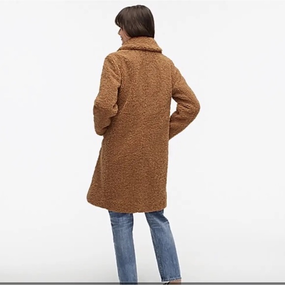 J. Crew Teddy Sherpa Topcoat - Picture 3 of 9